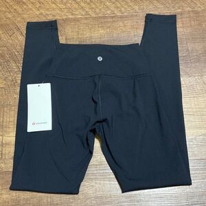 Black Lululemon Wunder Train Leggings